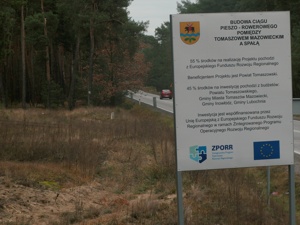 roboty na odcinku pozamiejskim od skrzyowania z drog krajow Nr 48 do drogi powiatowej Nr 4316E na Glinik -planowany termin zakoczenia robt na tym odcinku to 30.11.2007